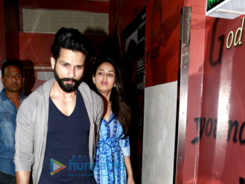 Shahid Kapoor & Mira Rajput snapped at PVR juhu