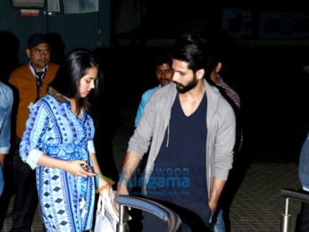 Shahid Kapoor & Mira Rajput snapped at PVR juhu