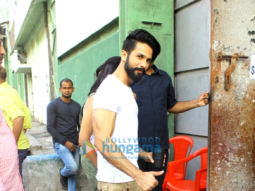 Shahid Kapoor and Shruti Haasan snapped at an AD Shoot