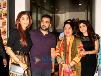 Shilpa Shetty & family ring in Shamita Shetty's birthday at Bastian