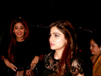 Shilpa Shetty & family ring in Shamita Shetty's birthday at Bastian