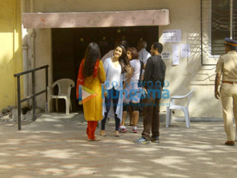 Shraddha kapoor votes with her mother at Juhu