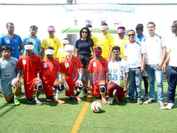 Shriya Saran graces Indian Blind Football Federation Demo Camp