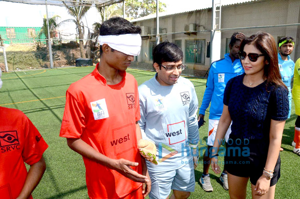 shriya saran graces indian blind football 7