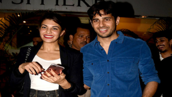 Sidharth Malhotra and Jacqueline Fernandez snapped at the wrap up bash of ‘Reloaded’