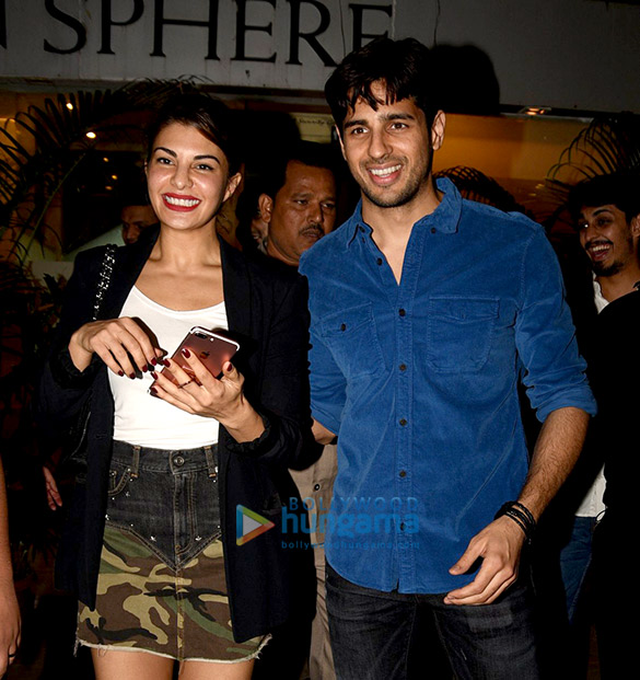 Sidharth Malhotra and Jacqueline Fernandez snapped at the wrap up bash of ‘Reloaded’ Sidharth Malhotra and Jacqueline Fernandez snapped at the wrap up bash of ‘Reloaded’