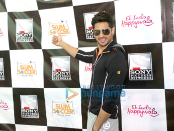 Sidharth Malhotra inaugurates slum soccer 'The National Inclusion Cup - 2017'