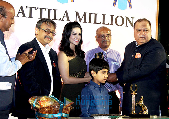 sunny leone attends the atilla million race by kishore dhingra 2