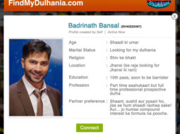 Check out: Varun Dhawan’s Badrinath’s matrimonial ad will leave you in splits