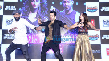 Varun Dhawan and Alia Bhatt at the song launch of ‘Tamma tamma’