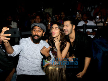 Varun Dhawan and Alia Bhatt at the song launch of 'Tamma tamma'