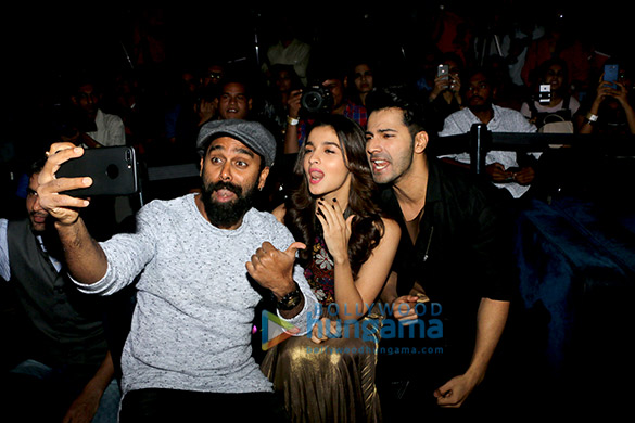 varun dhawan and alia bhatt at the song launch of tamma tamma 4