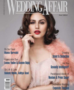 Huma Qureshi On The Cover Of Wedding Affair,Dec 2014