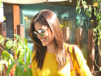 Yami Gautam snapped post salon session in Bandra