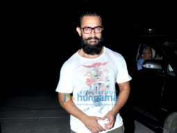 Aamir Khan and Sanya Malhotra snapped post their dance practice for their film Secret Superstar