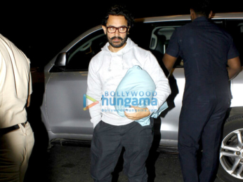 Aamir Khan departs with his family for holidays