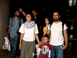 Aamir Khan returns from Thailand after his holiday with family