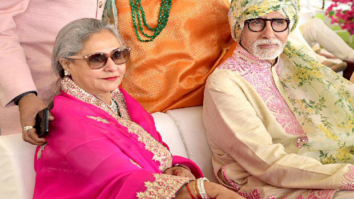 Check out: Amitabh Bachchan and son Abhishek Bachchan look a million bucks at a Anushka Rajan and Abbishek Doshii’s wedding