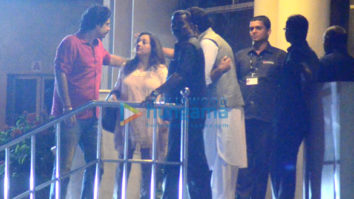 Abhishek Bachchan, Aishwarya Rai Bachchan and Sikander Kher snapped at Lilavati hospital