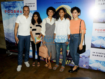 Aditya Roy Kapur, Dia Mirza and others at 'Poorna' screening
