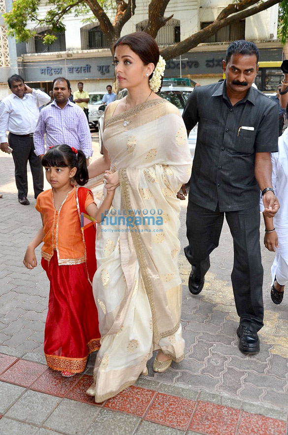 aishwarya rais father shraddhanjali ceremony 6