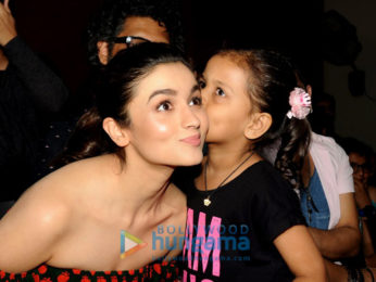 Check out: Alia Bhatt gets kisses from her young fans Check out: Alia Bhatt gets kisses from her young fans