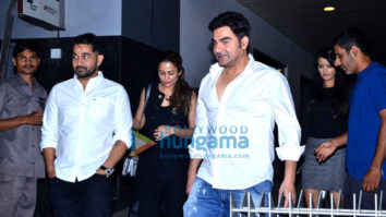 Amrita Arora and Arbaaz Khan snapped post attending Shakeel Ladak’s birthday dinner