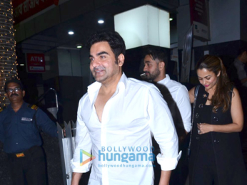 Amrita Arora and Arbaaz Khan snapped post Shakeel Ladak birthday dinner
