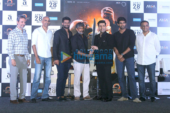 Trailer launch of the film ‘Baahubali 2 – The Conclusion’ with cast and crew Trailer launch of the film ‘Baahubali 2 – The Conclusion’ with cast and crew