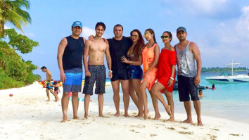 Beach Party: Salman Khan and family Sohail Khan, Malaika Arora, Arbaaz Khan and others have a blast on the beach in Maldives