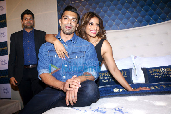 bipasha basu and karan singh grover launch springfit mattresses autograph collection 4
