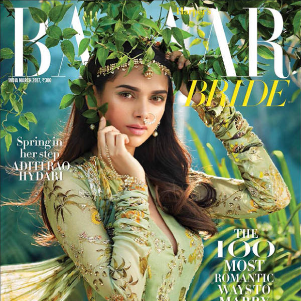 Check out: Aditi Rao Hydari is spring-ready on the cover of Harper’s ...