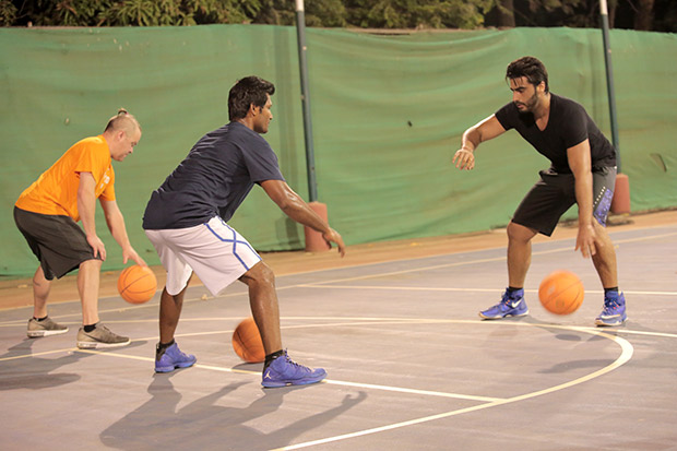 check out arjun kapoors rigorous practice session to learn basketball 3 check out arjun kapoors rigorous practice session to learn basketball 3