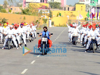 Dr. MSG at the launch of his next film 'Jattu Engineer'