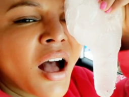 NAUGHTY: Find out what Rakhi Sawant is doing with an ice cone