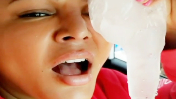 NAUGHTY: Find out what Rakhi Sawant is doing with an ice cone