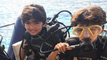 Hrithik Roshan’s sons going snorkeling is the cutest picture you will see on the internet today!