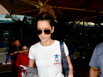 Kangna Ranaut snapped at the airport