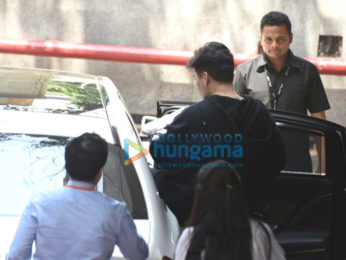 Karan Johar snapped taking his twins Yash & Roohi home