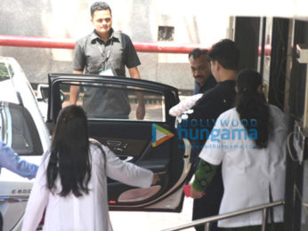 Karan Johar snapped taking his twins Yash & Roohi home