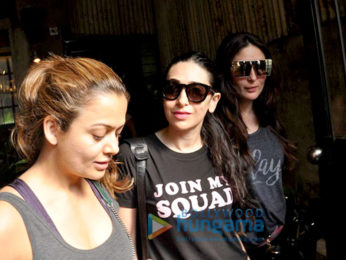 Kareena Kapoor Khan, Amrita Arora & Karisma Kapoor snapped post lunch in Bandra