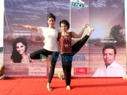 Kirti Kulhari attends an initiative to spread awareness for the benefits of Yoga