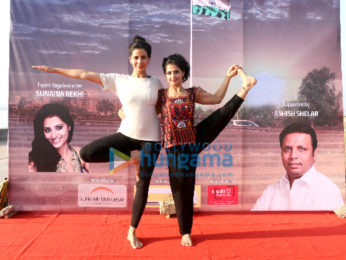 Kirti Kulhari attends an initiative to spread awareness for the benefits of Yoga