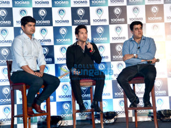 Launch of Sachin Tendulkar's app 100 MB Master Blaster