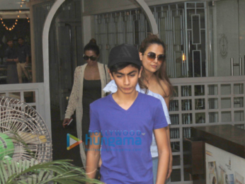Malaika Arora Khan snapped post lunch at 'Out Of The Blue'