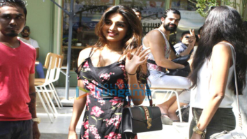 Nidhhi Agerwal snapped post lunch at ‘The Kitchen Garden’