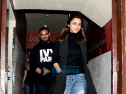 Parineeti Chopra snapped post a movie screening at PVR (Juhu)