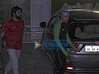 Ranbir Kapoor snapped post his football practice