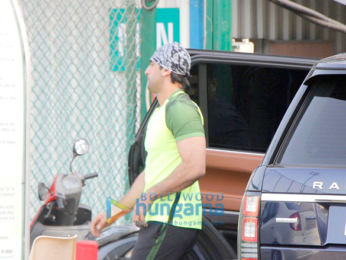 Ranbir Kapoor snapped post his football practice