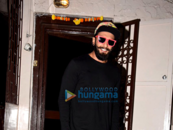 Ranveer Singh snapped at a dubbing studio in Bandra